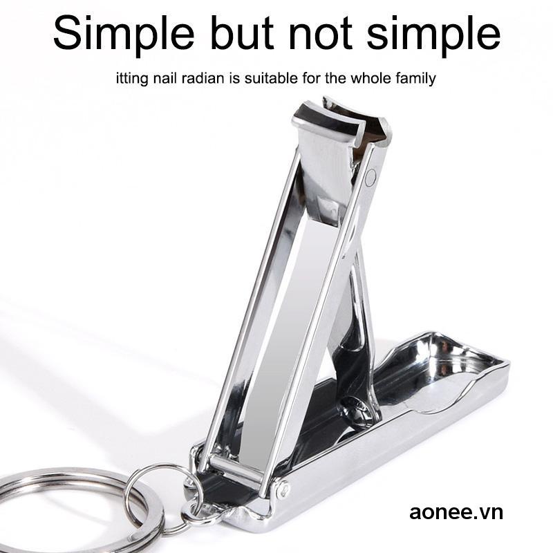 ✨✨Móc Khóa Kèm Dụng Cụ Cắt Móng Tay Bằng Thép Không Gỉ