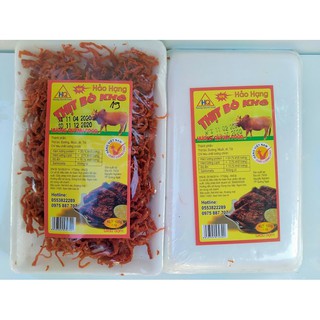 THỊT BÒ KHÔ XÉ SỢI HẢO HẠNG (KHAY 100G)