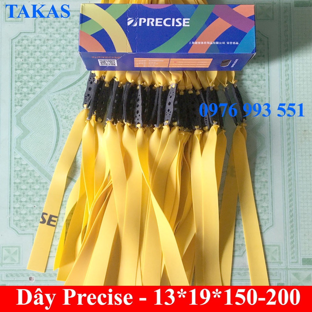 [V4] Dây ná cao su, thun ná cao su, thun precise chính hãng 0.55-0.65-0.75mm độ chính xác cao, siêu bền bỉ