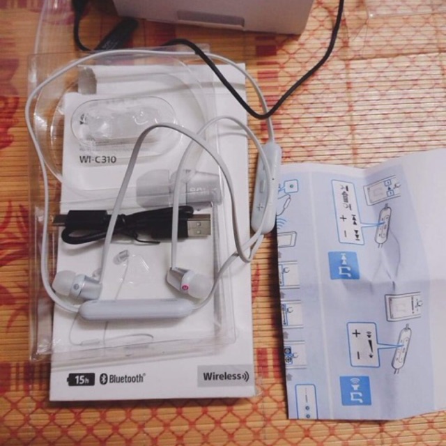 Tai nghe sony wi-C310 like new full box chính hãng