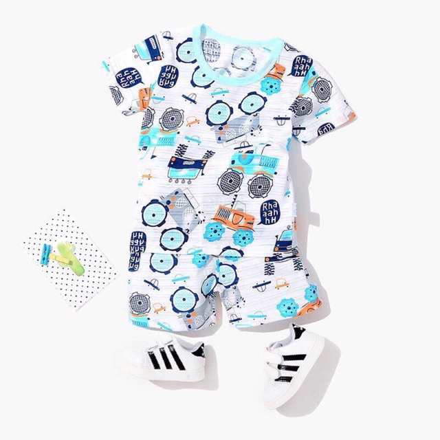 Combo 65 bộ cotton tre pha giấy cho bé vu