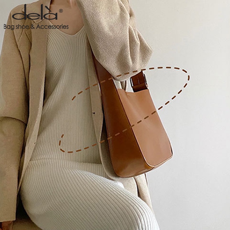 Dela Túi Xách Đeo Chéo Vai Sức Chứa Lớn Thời Trang Thu Đông Dành Cho Nữ Sinh