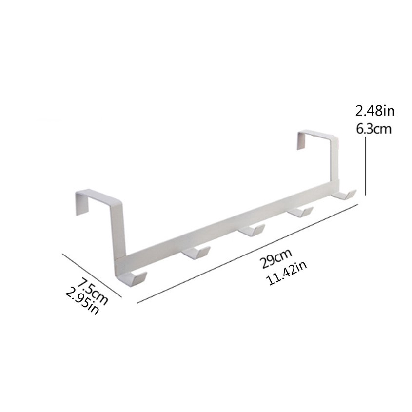 Giá Treo Đồ Gắn Cửa 5 Móc