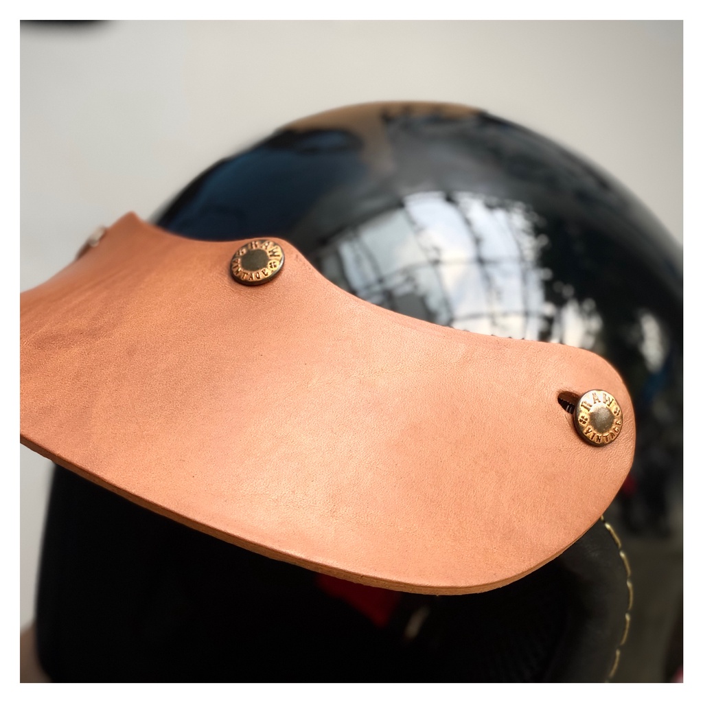 Mái che gắn mũ bảo hiểm Raw Leather mái che vegtan chính hãng - Arrowshop.vn