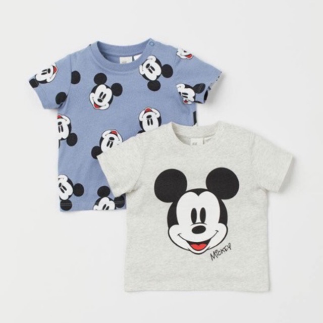 Set 2 áo HM mickey 👦🏻