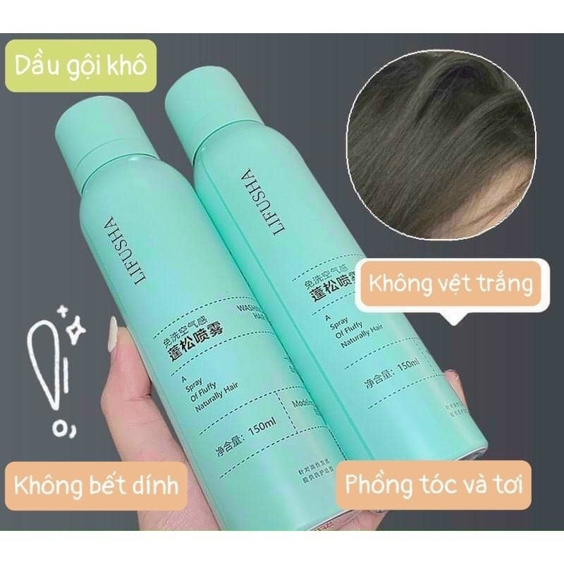 Xịt gội đầu khô nội địa trung hot trend