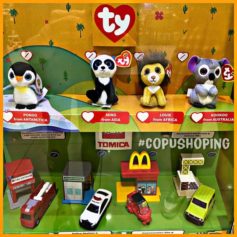 Mô hình Xe đồ chơi Tomica Takara Tomy & Gấu Bông TY Mc Donald Mcdonald