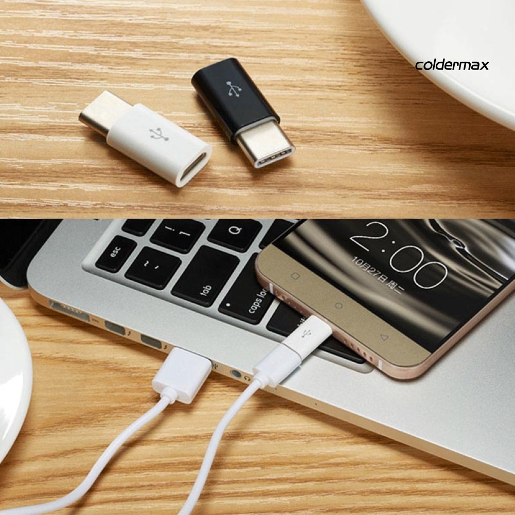 Đầu chuyển đổi cổng Micro USB sang type-C chất lượng cao cho điện thoại Android