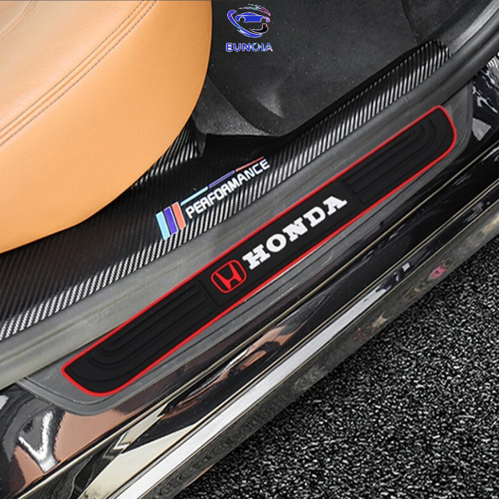 Nẹp bước chân cao su chống xước xe honda  - bộ 4 miếng cao su chống trơn trượt