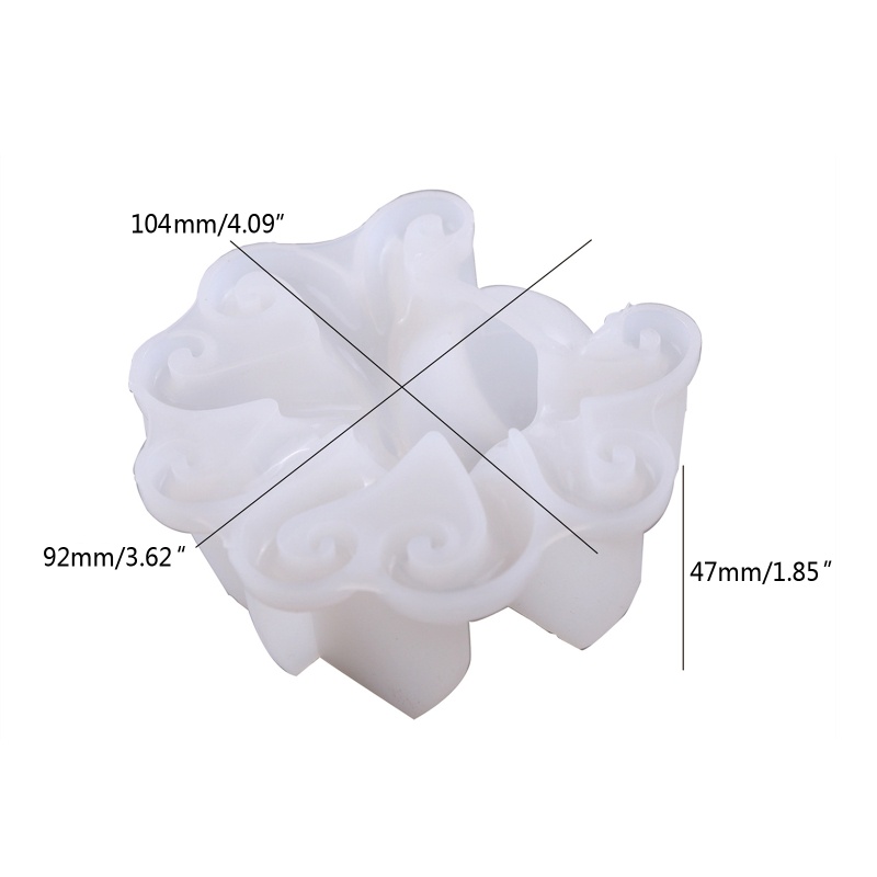 Khuôn Silicone Đổ Epoxy Resin Hình Bạch Tuộc Trang Trí Tường Phong Cách Halloween