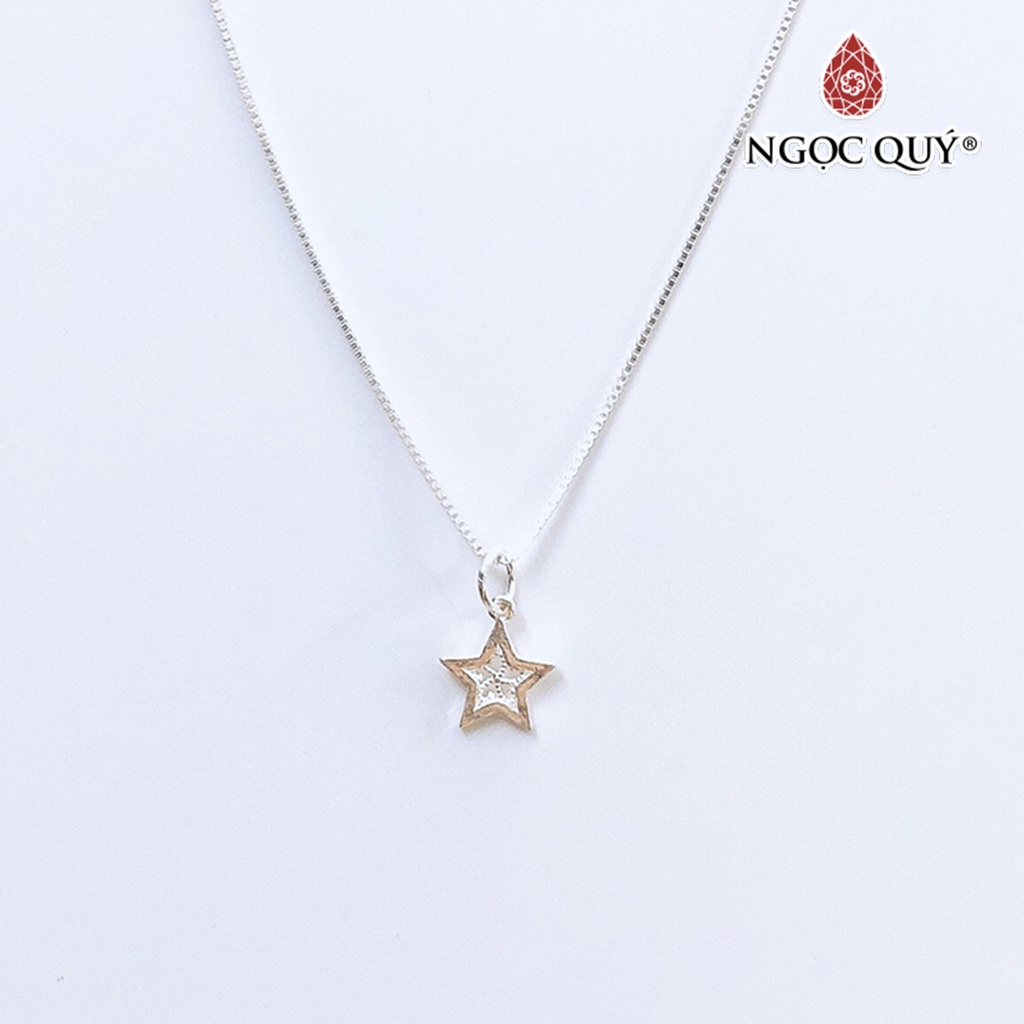 Dây chuyền bạc mặt ngôi sao - Ngọc Quý