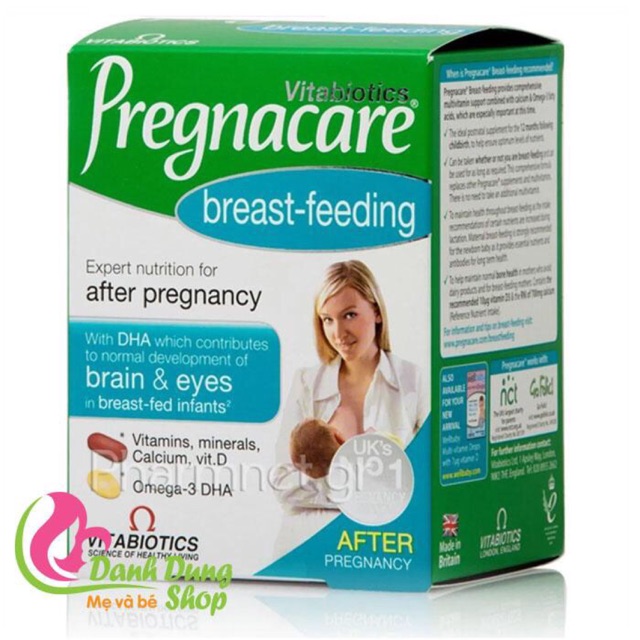 Vitamin pregnacare breastfeeding bú Bổ Sung Chất Cho Sữa Mẹ 84 viên thumbnail