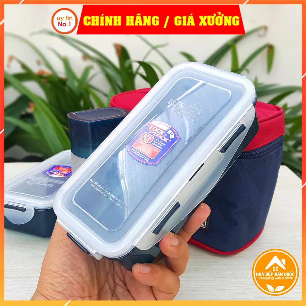 [Lock&lock] Hộp đựng cơm, hôp cơm giữ nhiệt Lock&Lock HPL758S3CB