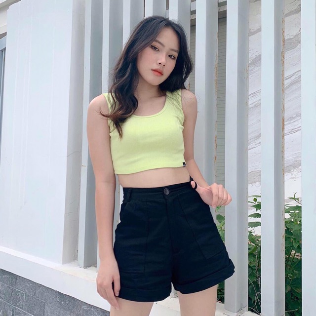 CROPTOP BA LỖ TRƠN