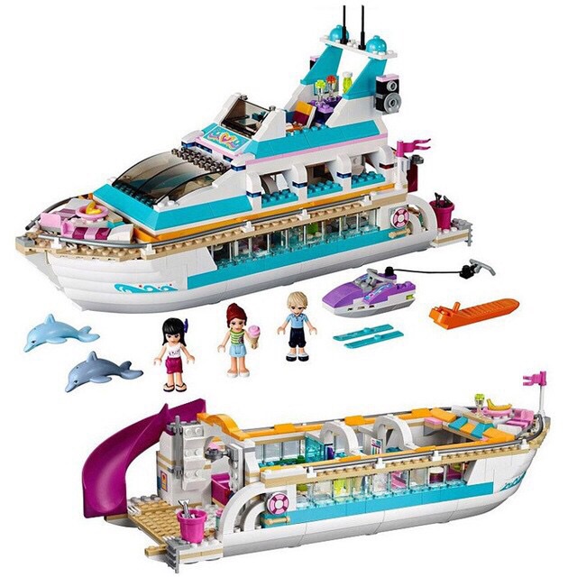 Lego Friend 01044/660 Friends Chiếc tàu sang trọng 01072 quà tặng cho bé gái