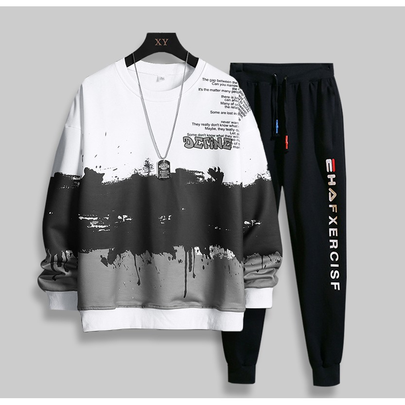 Bộ Quần Áo Nam Áo Hoodie Quần Jogger Bo Gấu Phong Cách Thể Thao Thời Trang MixxStore TOP NAM 1000124 + QUAN NAM 1000069