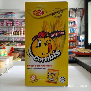 Bánh bắp mặn Cornbis 144g (8 gói)