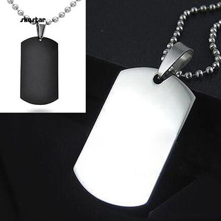 Dây chuyền mặt thẻ bài hình thiên thần bằng thép không gỉ 316L