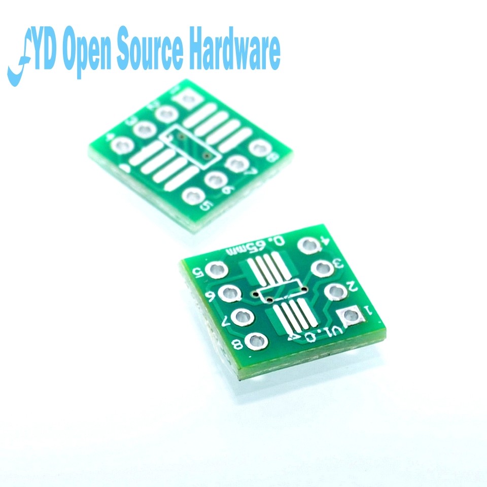 Set 50 Mô Đun Chuyển Đổi SMD Sang DIP SOP8 SSOP8 TSSOP8 0.65mm 1.27mm Chuyên Dụng