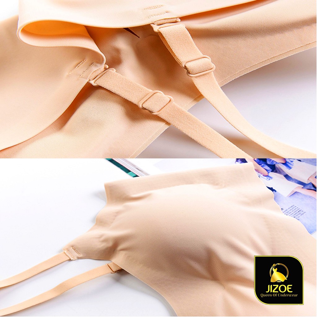 Áo bra nữ tập GYM su đúc bàn tay quai mảnh không đường may JIZOE ALT24 | BigBuy360 - bigbuy360.vn