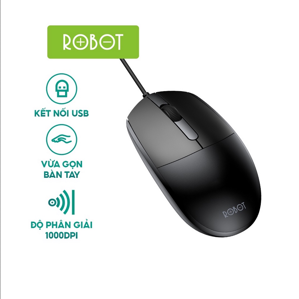 Chuột có dây ROBOT M120 - Bảo hành 12 tháng