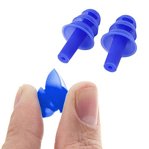 Set 2 Nút Bịt Tai Bằng Silicon Mềm Chống Ồn Chống Thấm Nước Bảo Vệ Tai Khi Bơi