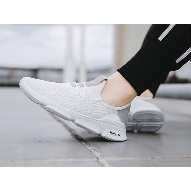 Giầy Vải sneaker Nam G15 ( TRẮNG )  mẫu mới - phong cách Sport Thể Thao năng động 2018 Hot Trend