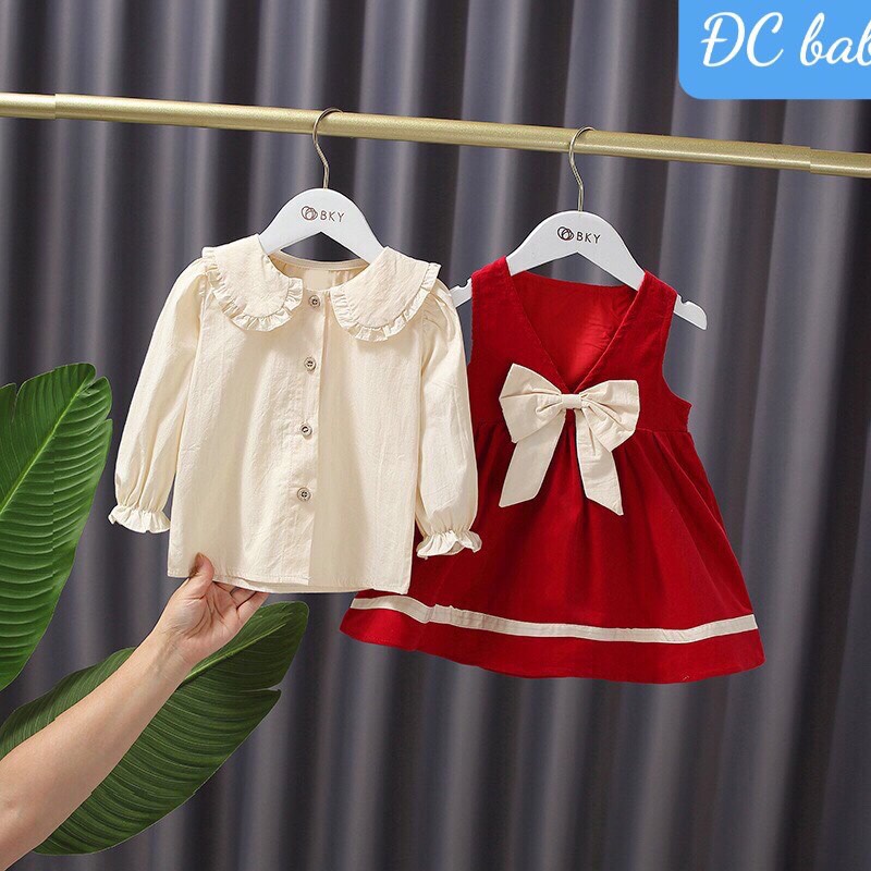 Set Váy Kèm Áo Bipu Siêu Xinh