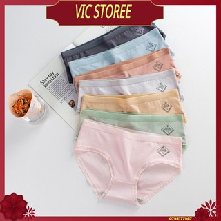 Combo 5 quần lót nữ cotton 👙 freeship 👙 quần lót cao cấp cạp sọc xuất nhật-q170
