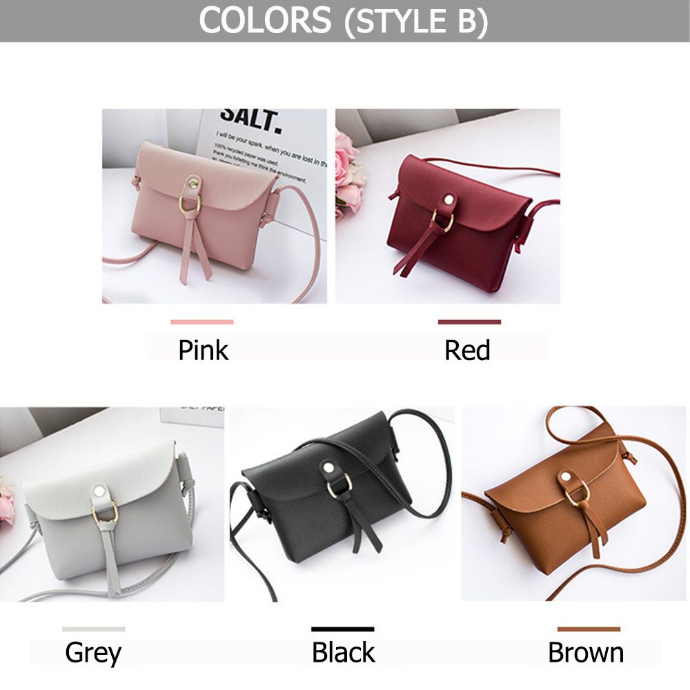 Túi đeo chéo mini đựng điện thoại MIHAN1 chất liệu da PU