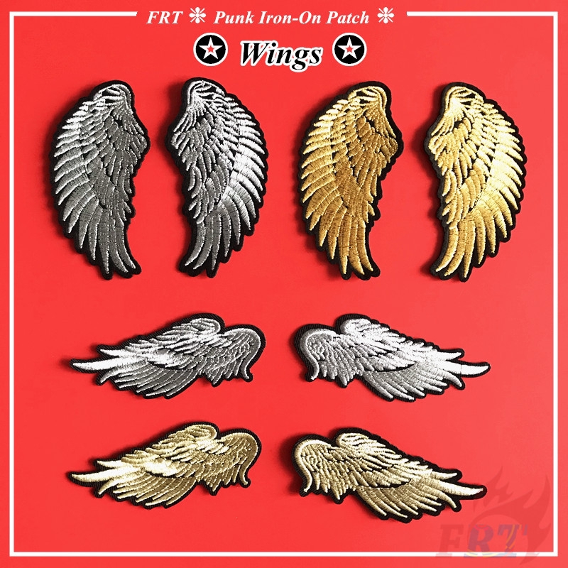 Set 2 miếng vá ủi trang phục hình đôi cánh