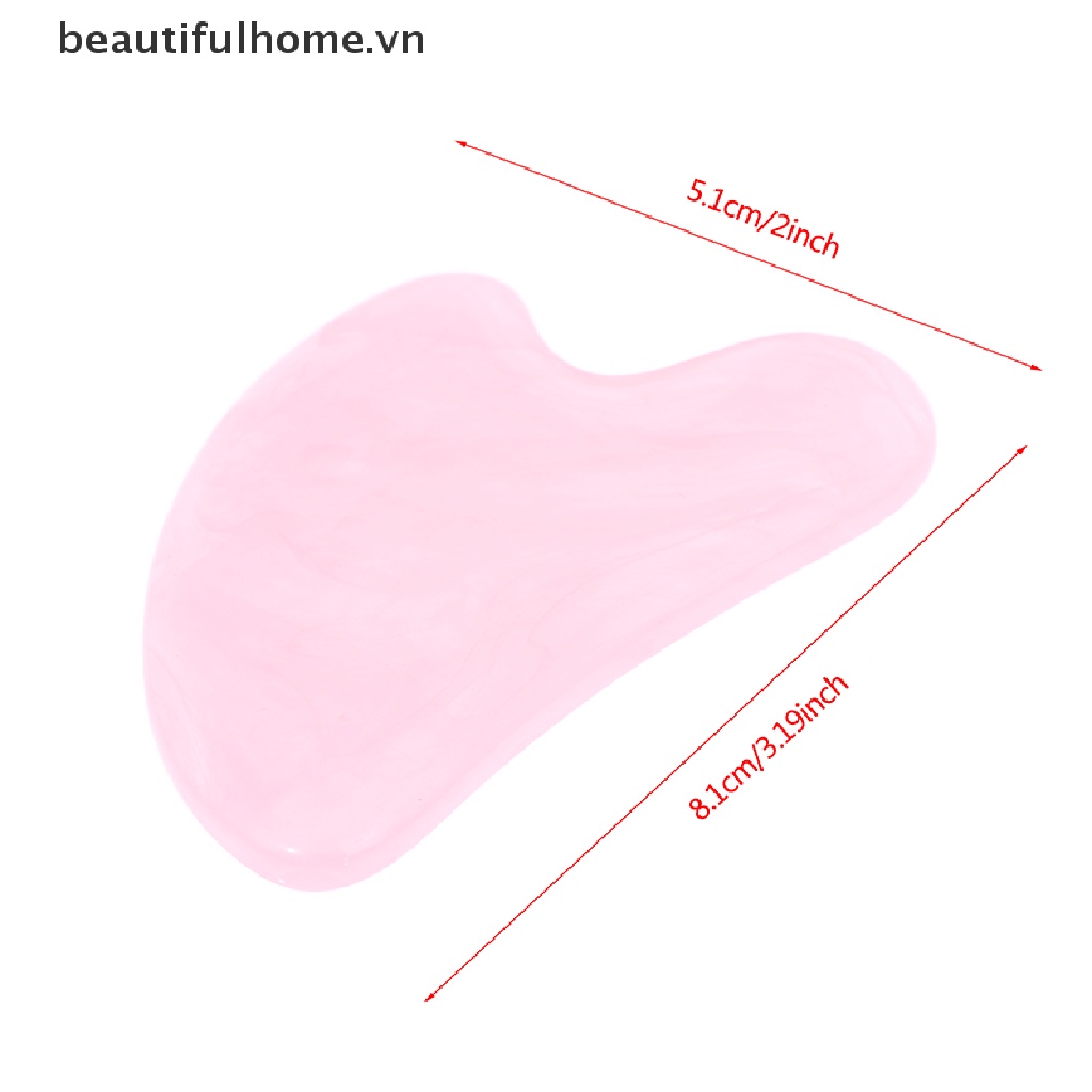 Dụng Cụ Mát Xa Gua Sha Bằng Đá Ngọc Bích Tự Nhiên Xóa Nếp Nhăn