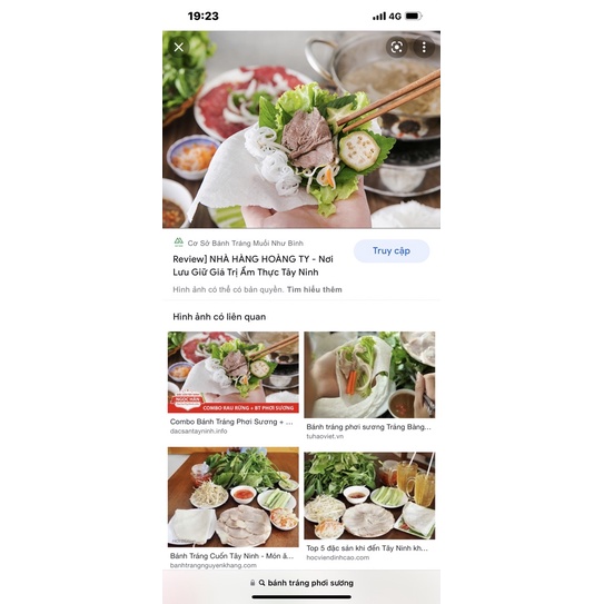 Bánh tráng phơi sương cuốn thịt luộc đặc sản chính gốc Tây Ninh