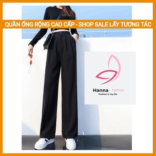 Quần ống rộng lưng cao❣️freeship❣️ kiều hàn quốc siêu hot