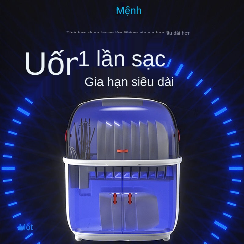 tủ lạnh khử trùng tủ đựng bát đĩa Tủ gia dụng tiết kiệm bộ đồ ăn nhà bếp giá thoát nước giá để đồ ăn chống côn trùng