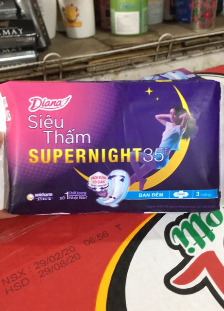 Băng Vệ Sinh Diana Supernight Ban Đêm