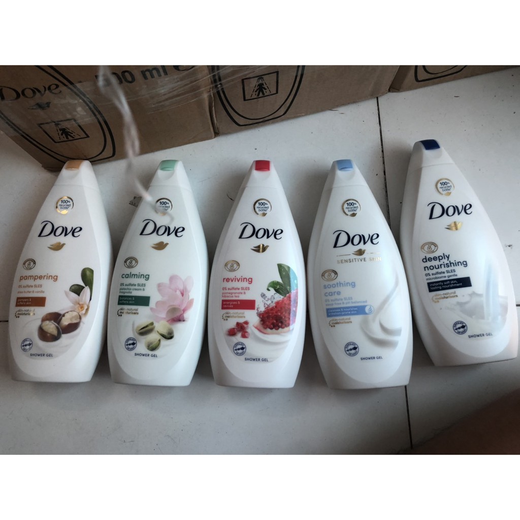 Sữa tắm Dove Đức tinh chất sữa 500ml ( 5 mùi ) ( mẫu mới nằm ở hình cuối )