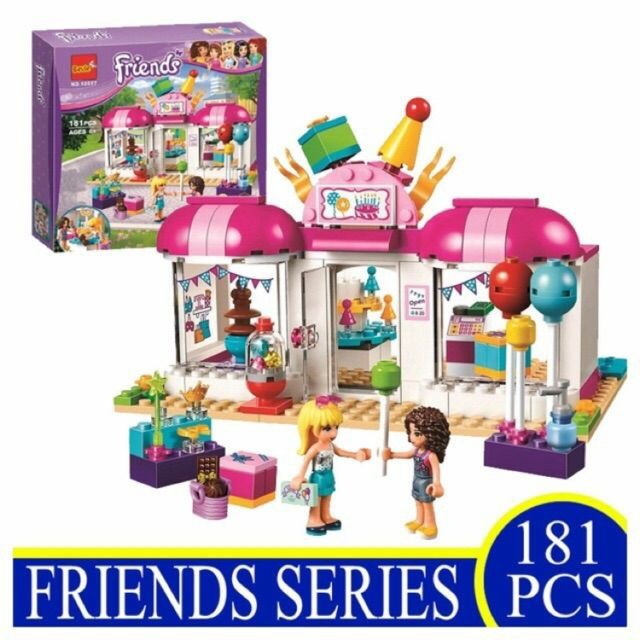 Lego Friend Lắp Ghép KHU VUI CHƠI CÁC NÀNG BÚP BÊ / 181 Chi Tiết.(mã 10557)