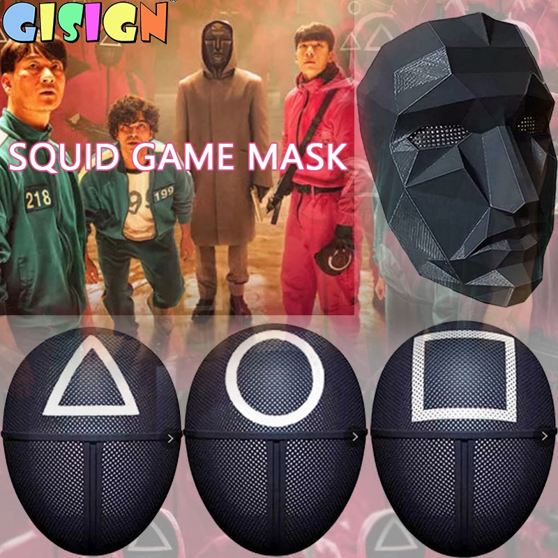 Mặt nạ hóa trang Halloween phim Squid Game phong cách Hàn Quốc