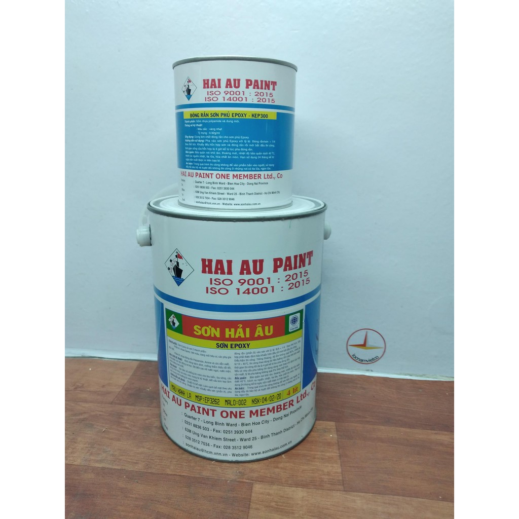 Sơn Epoxy Hải Âu Màu Xanh dương EP3 355 (Bộ 1L)