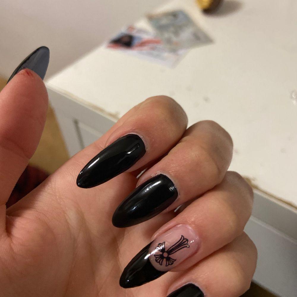 OCEANMAP Miếng Dán Móng Tay Tự Dính Siêu Mỏng Họa Tiết Hoa / Thánh Giá / Ngôi Sao Trang Trí Móng Nghệ Thuật