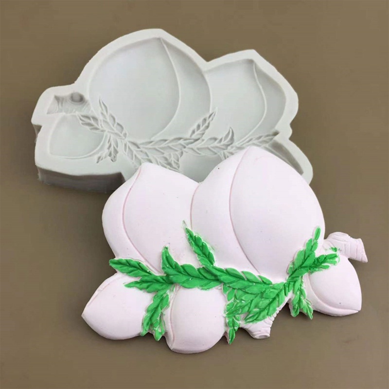 Khuôn Silicone Làm Bánh Hình Quả Đào