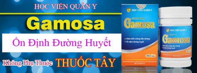 [Chính hãng] Thanh đường Gamosa hỗ trợ bệnh tiểu đường hiệu quả, sản phẩm của Học viện Quân Y