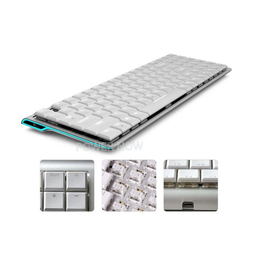 Bàn Phím Cơ Đế Kim Loại Không Dây Low Profile RK Sketch , Siêu Mỏng, Siêu Nhẹ