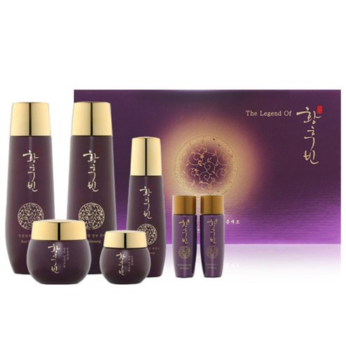 Bộ sản phẩm dưỡng da 5 món từ thảo dược đông y Hwang Hubin Hàn Quốc