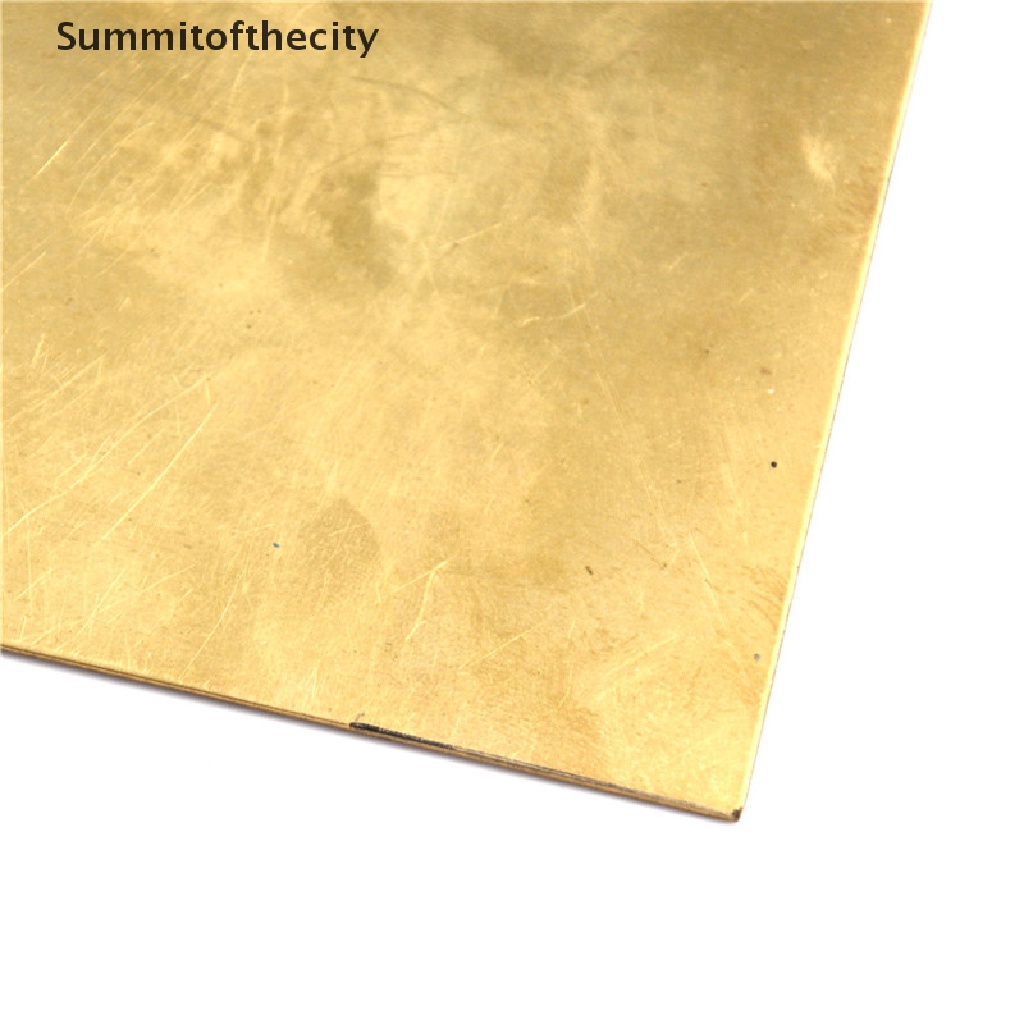 Tấm lá đồng thau dày 0.5mm/0.8mm/1mm/2mm 100X100mm DIY