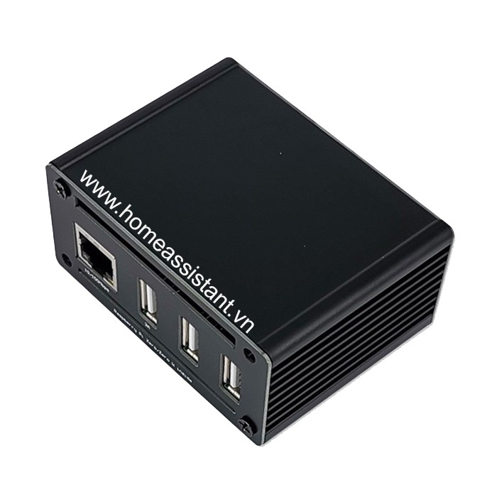 Vỏ Case Nhôm Mở Rộng USB Hub Ethernet Cho Raspberry Pi Zero 2 HRP1