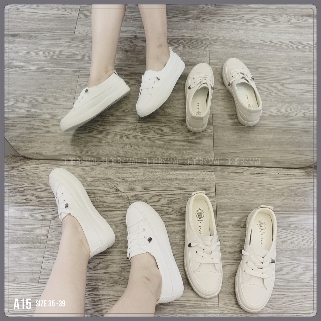 Giày thể thao nữ cá tính, giày sneaker nữ A15 SHOEBYMAI