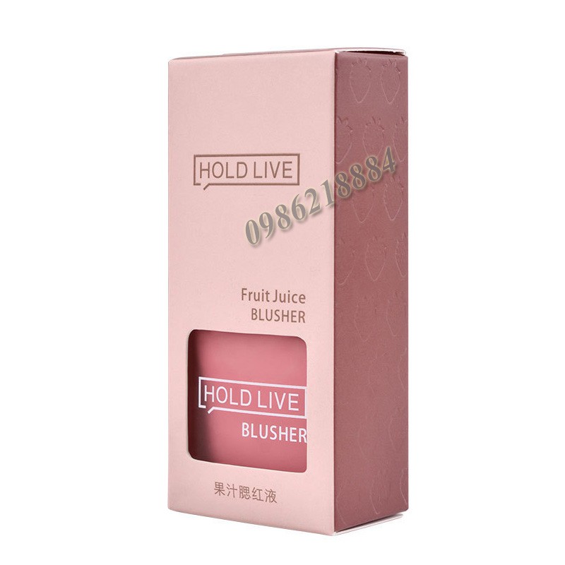 Má hồng dạng kem Hold Live Fruit Juice Blusher HFB65 | Thế Giới Skin Care