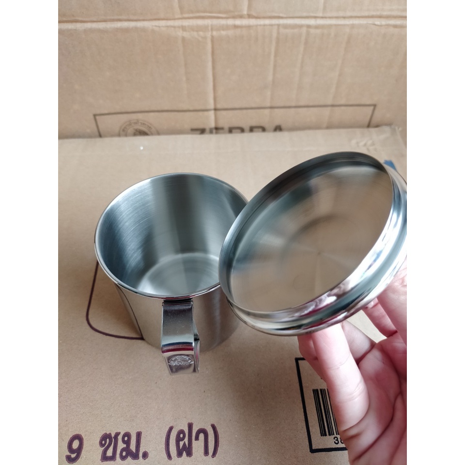 Ca Nước Zebra Cao Cấp có nắp, Inox 304 hàng Thái Lan Nhiều Kích Thước